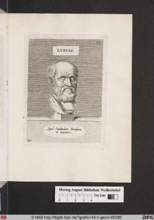 Porträt des Lysias.