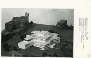Schloßparktheater, Berlin-Steglitz (Diplomarbeit bei Peter Poelzig): Modellfoto
