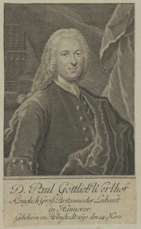 Bildnis des Paul Gottlieb Werlhof