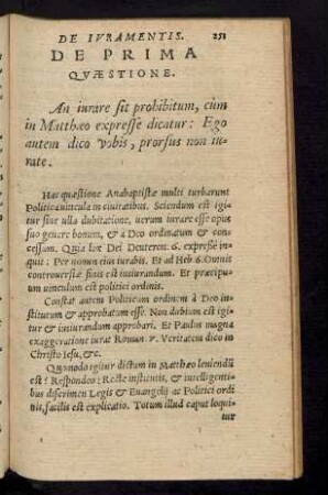 De Prima Quaestione.