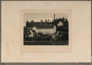 Das Geburtshaus von Traugott Gottlob Bienert und die neue Obermühle in Eschdorf bei Dresden