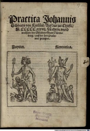 Practica auf das Jahr 1537