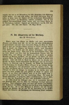 ¬Der¬ Sängerkrieg auf der Wartburg