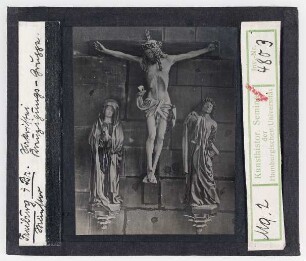 Freiburg i. Br., Münster: Sakristei, Kreuzigungsgruppe