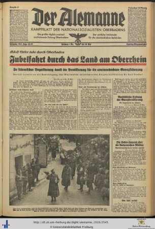 20.05.1939 (Samstag-Morgenausgabe)