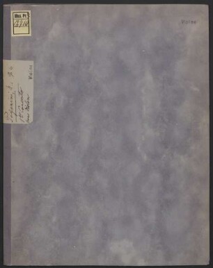 1.er concerto pour violon : ; oeuv. 6. No. 1 posthume ; avec acct. de piano