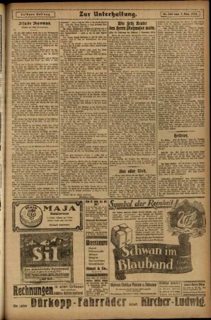 Zweite Ausgabe vom Freitag, den 07. November 1924.
