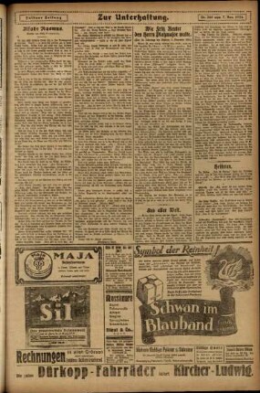 Zweite Ausgabe vom Freitag, den 07. November 1924.