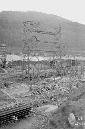 Wehrbaustelle Rockenau/Neckar