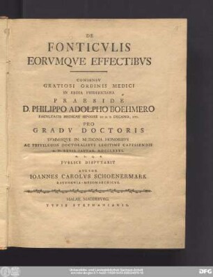 De Fonticvlis Eorvmqve Effectibvs