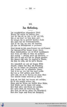 XII. Zur Gothenburg.