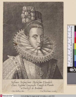 [Porträt der Isabella Clara Eugenia; Portrait of Isabella Clara Eugenia]
