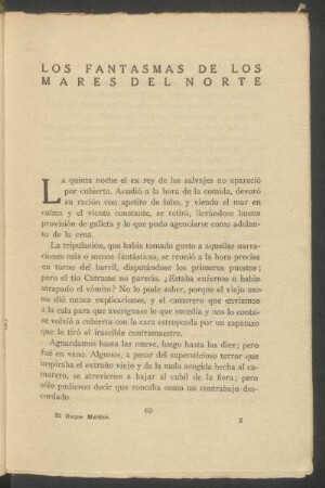 Los fantasmas de los mares del Norte