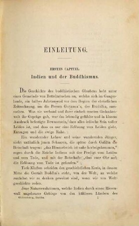 Buddha : sein Leben, seine Lehre, seine Gemeinde