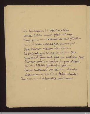 Wir bevölkerten die abend-düstern : [SW III: H14]; [SW III, S. 90/145]