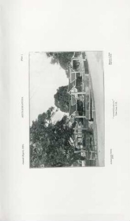 Plate ... Anurádhapura. "Ransimálakaya". View from N.E.