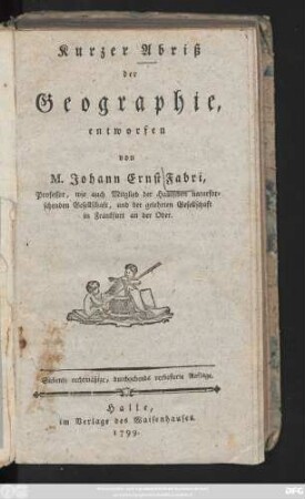 Kurzer Abriß der Geographie
