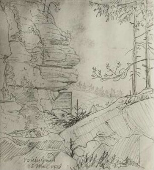 Bastei aus dem Biela-Grund