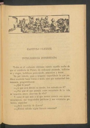 Capítulo CLXXXIX - Inteligencia interesada