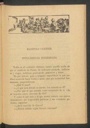 Capítulo CLXXXIX - Inteligencia interesada