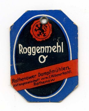 Rathenower Dampfmühle Roggenmehl 0