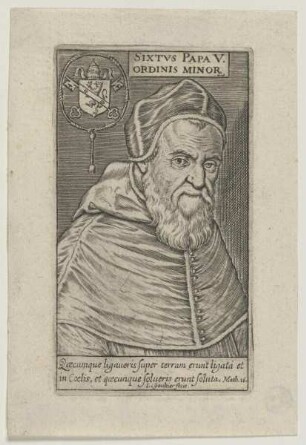 Bildnis des Sixtvs Papa V.