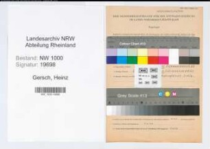 Entnazifizierung Heinz Gersch, geb. 20.01.1916 (Polizeibeamter)