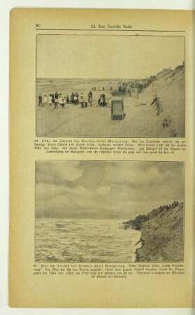 Flut am Strand der Nordsee-Insel Wangeroog