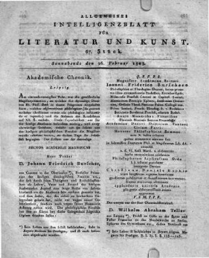 1803-02-26 : 67. Stück