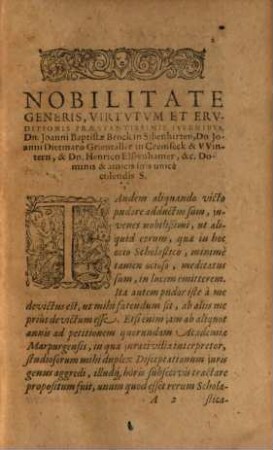 Hermanni Vulteii I.C. Disceptationum Iuris Scholasticarum Liber unus
