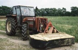 Fotografie: Erntetechnik, Mähwerk, Trommelmähwerk, Frontmähwerk