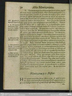 Mentzerus p. 7. Histor.