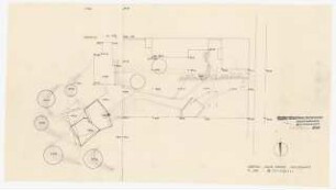 Garten Kiekert, Heiligenhaus: Skizze 1:250