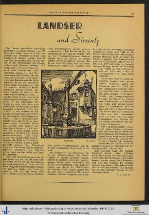 Landser und Sierentz.