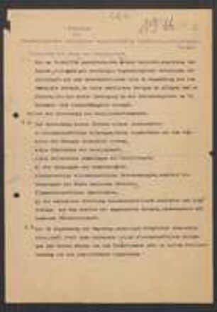 Vereinssatzung 1946