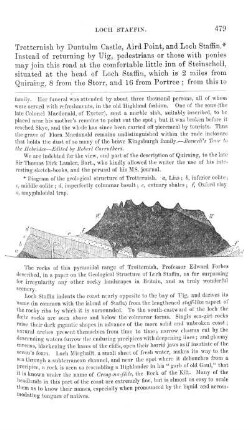 Diagram of the Geological Structure of Trotternish.
