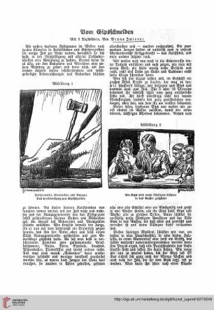 N.F. 7.1927 S. 35-37: Vom Gipsschneiden
