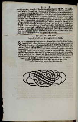 Conclusio und Bitte deren Gebrüderen Freyherren von Harff.