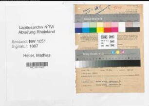 Entnazifizierung Mathias Heller , geb. 13.01.1897 (Haendler)