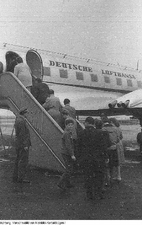 Dresden. Lufthansa Flugverkehr, 1957