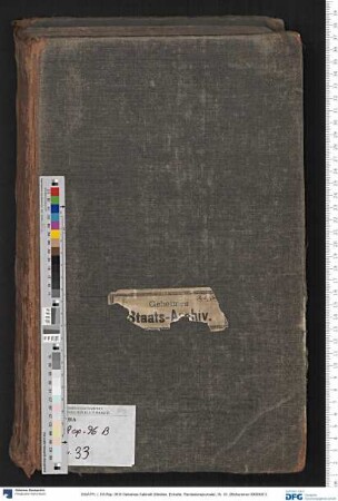 Kabinettsorders vom 26. Juli 1740 - 31. Dezember 1745 (Abschriften). Ergänzungsband