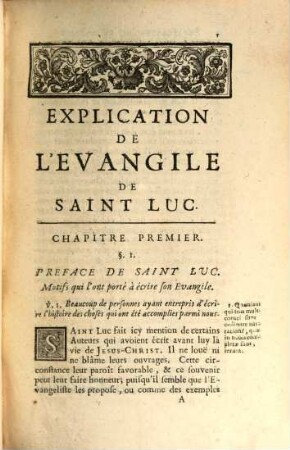 Explication Litterale Et Morale De L'Evangile De Saint Luc