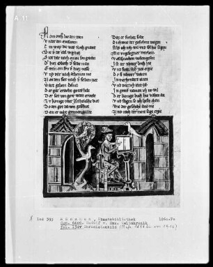 Rudolf von Ems, Weltchronik — Chronistenbild, Folio 134recto