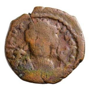 Münze, 10 Nummi, 588 / 589