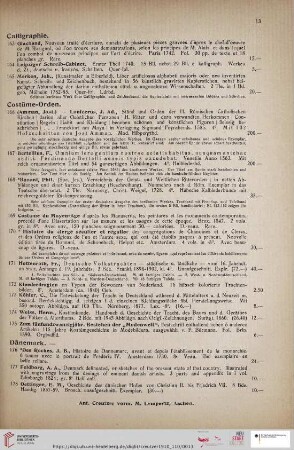 Costüme-Orden (Nr. 166 - 175)