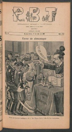 Error de almanaque - [Caricatura]