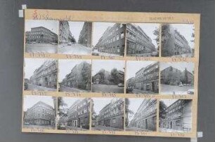 Straßenansichten. Berlin, Mitte, Rückerstraße/Gormannstraße/Rosenthaler Straße/Mulackstraße