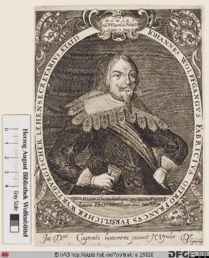 Bildnis Johann Wolfgang Fabricius