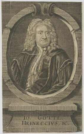 Bildnis des Io. Gottl. Heineccivs