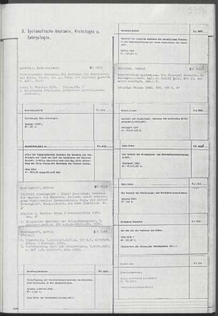 3. Systematische Anatomie, Histologie und Embryologie